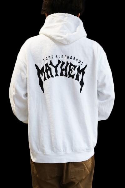 Pullover hoodie [MAYHEM DESIGN] WHITE
