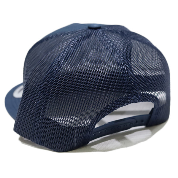 『MAYHEM』FLAT VISOR TRUCKER CAP / NAVY