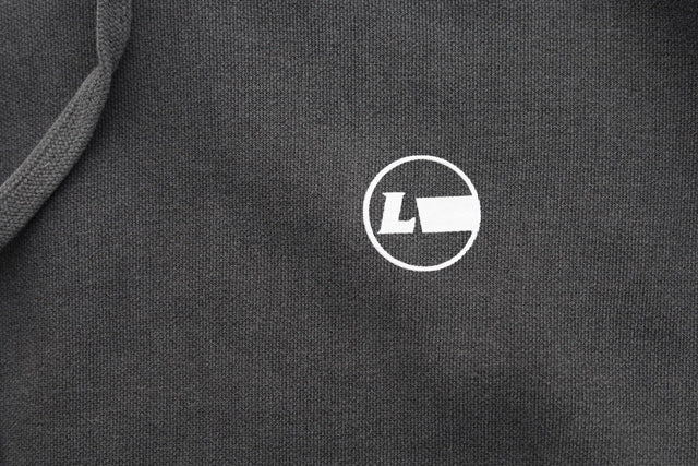 9.5oz Garment Hooded Sweatshirt [High Brand] (Fleece Lined) Pepper