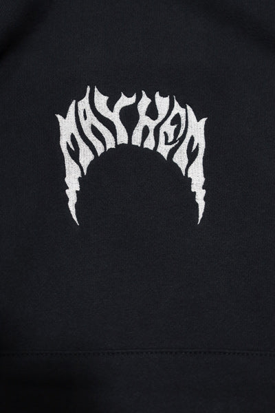 Mayhem Bolts Heavy Hoodie / Vintage Black