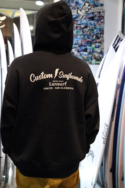 10oz Oversized Sweatshirt Pullover Hoodie [Custom Surfboards] (Fleece Lined)