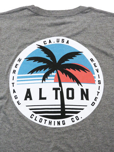 『ALTON』T-shirt [ILLUSION] GREY / L size