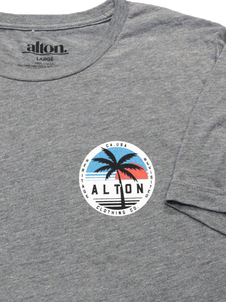 『ALTON』T-shirt [ILLUSION] GREY / L size