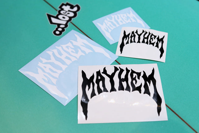 "1987 MAYHEM" Cutting Sticker / S size