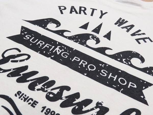 Original T-shirt [PARTY WAVE] Cream / Size S