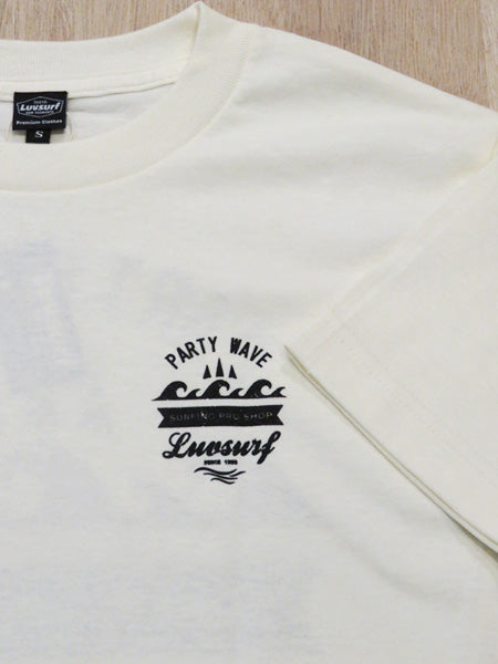 Original T-shirt [PARTY WAVE] Cream / Size S