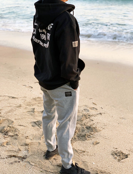 オリジナル  12oz ダブルジップパーカ [SINCE]（裏起毛）BLACK