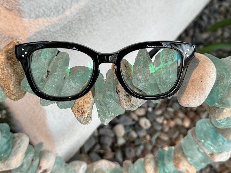 [LOW TIDE] Photochromic Lenses Gloss Black / Emo Blue