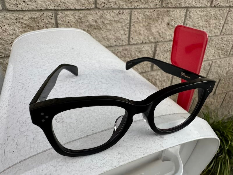 [LOW TIDE] Photochromic Lenses Gloss Black / Emo Blue