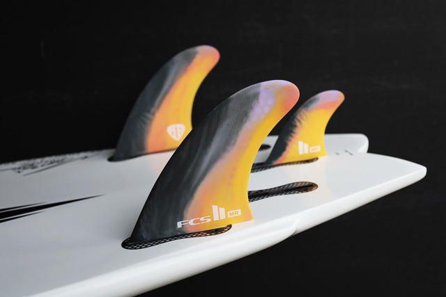 【美品！】FCS ll  MR PC / TWIN/TRIフィンセット MR PC / TWIN/TRIフィンセット[Mark Richards] BLACK COLOUR SWIRL