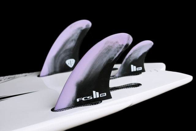 MR PC / TWIN/TRIフィンセット[Mark Richards] LAVENDER/BLACK