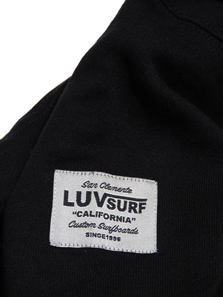 Original 12oz Double Zip Hoodie [SINCE] (Fleece Lined) Black