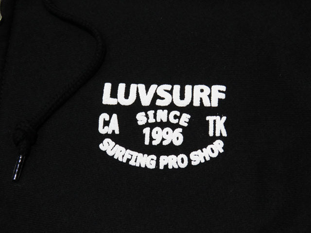 Original 12oz Double Zip Hoodie [SINCE] (Fleece Lined) Black