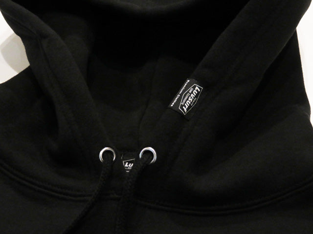 Sweatshirt pullover hoodie (fleece-lined) [SINCE] BLACK
