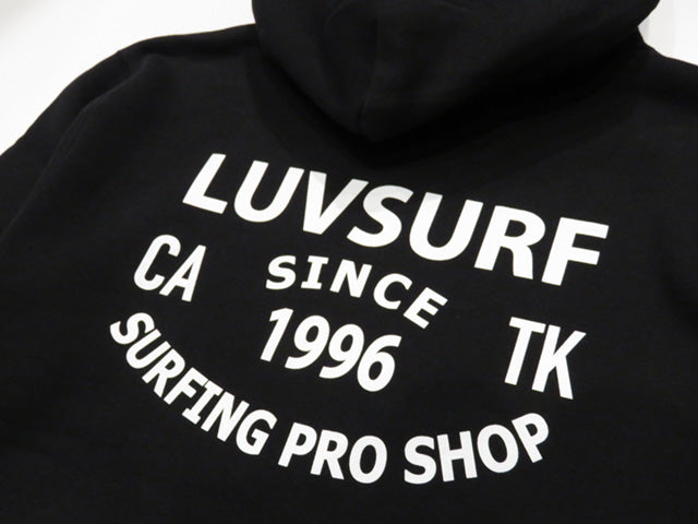 Sweatshirt pullover hoodie (fleece-lined) [SINCE] BLACK