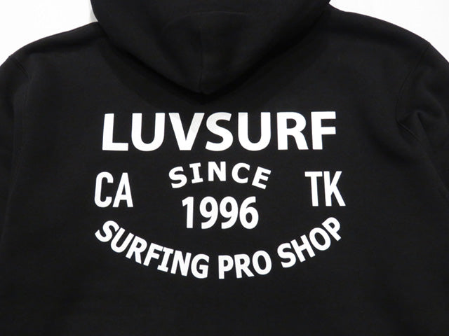 Sweatshirt pullover hoodie (fleece-lined) [SINCE] BLACK