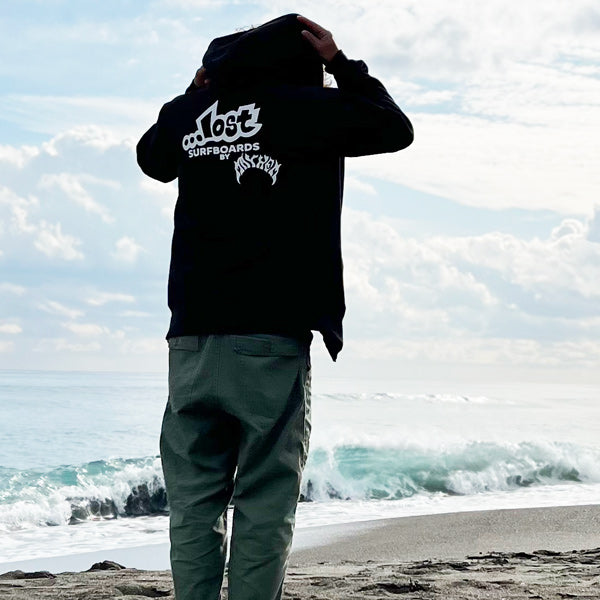 10oz Sweat Full-Zip Hoodie [LOST Surfboards] (Fleece-Lined)