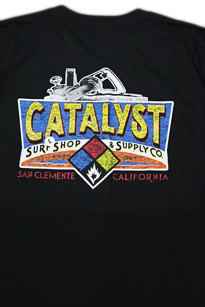 "CATALYST" T-shirt [BASHAMS] BLACK