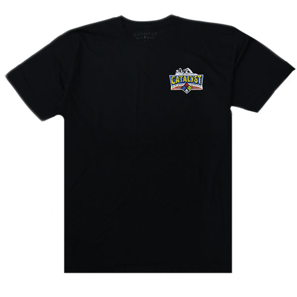"CATALYST" T-shirt [BASHAMS] BLACK