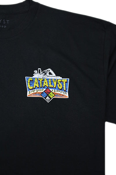 "CATALYST" T-shirt [BASHAMS] BLACK