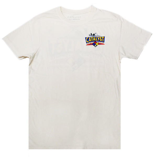 "CATALYST" T-shirt [BASHAMS] IVORY