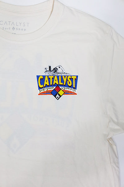 "CATALYST" T-shirt [BASHAMS] IVORY