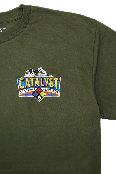 "CATALYST" T-shirt [BASHAMS] Military