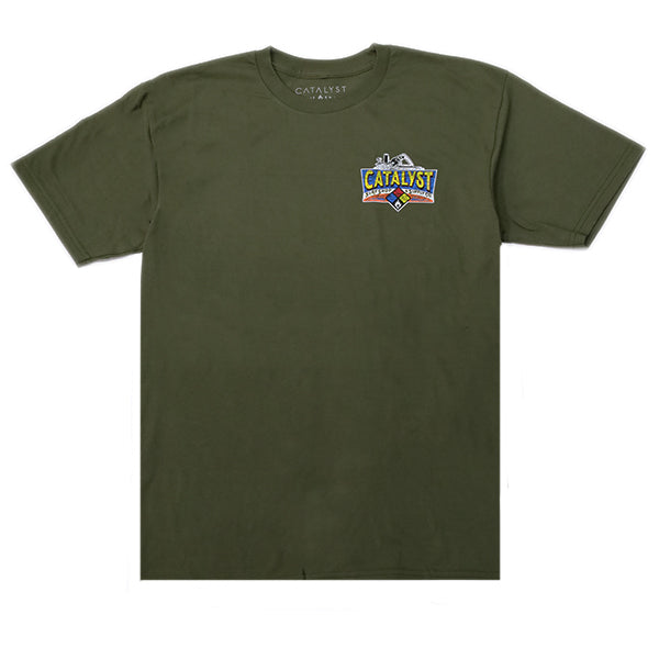 "CATALYST" T-shirt [BASHAMS] Military