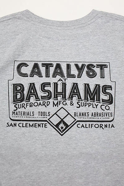 "CATALYST" T-shirt [BASHAMS] GREY