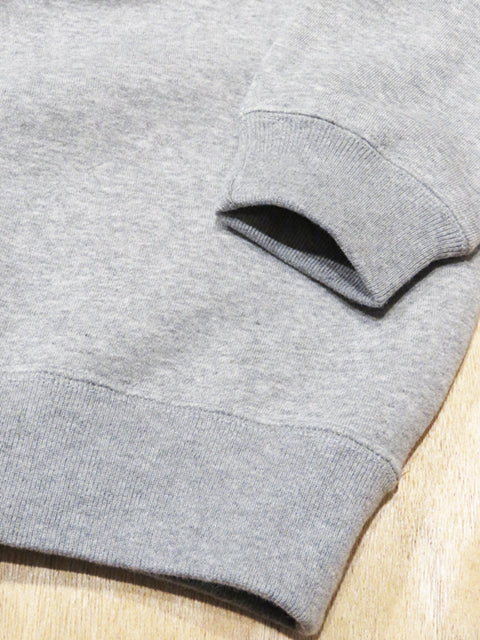 Crew neck sweatshirt (fleece lined) [Cali Bear] H.GREY