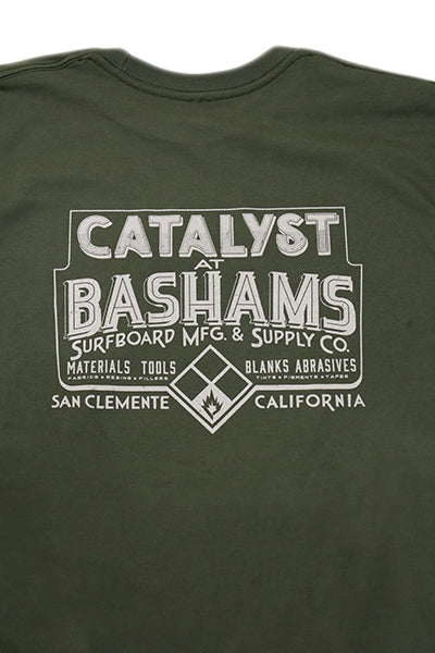 "CATALYST" T-shirt [BASHAMS] Military