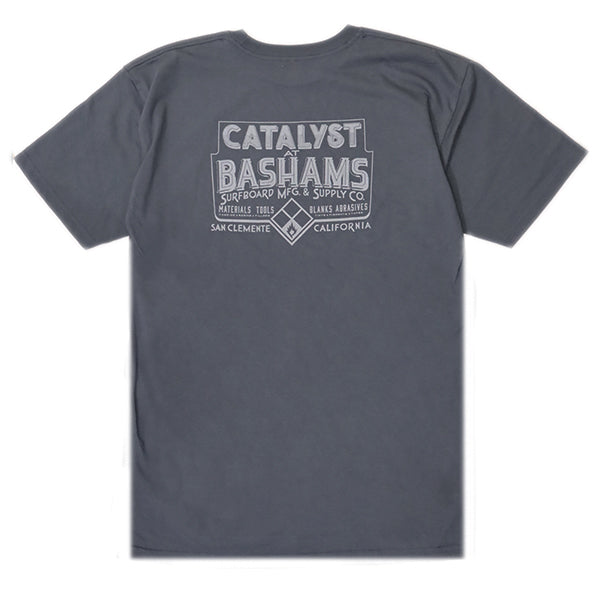 "CATALYST" T-shirt [BASHAMS] Charcoal
