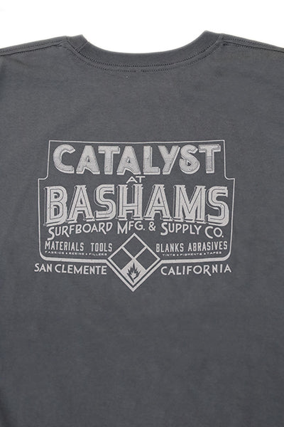 "CATALYST" T-shirt [BASHAMS] Charcoal