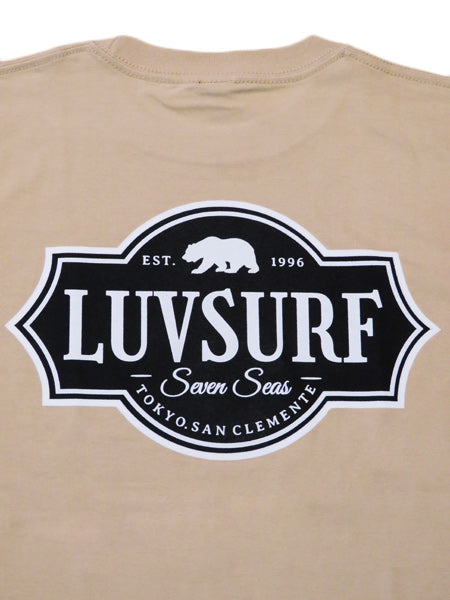 Original High-Quality T-Shirt [Seven Seas Bear] L.BEIGE