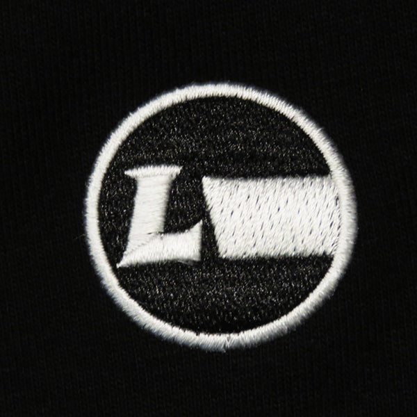 『Luvsurf x CHAMPION』Full Zip Sweat Hoodie [Racing Icon] BLACK