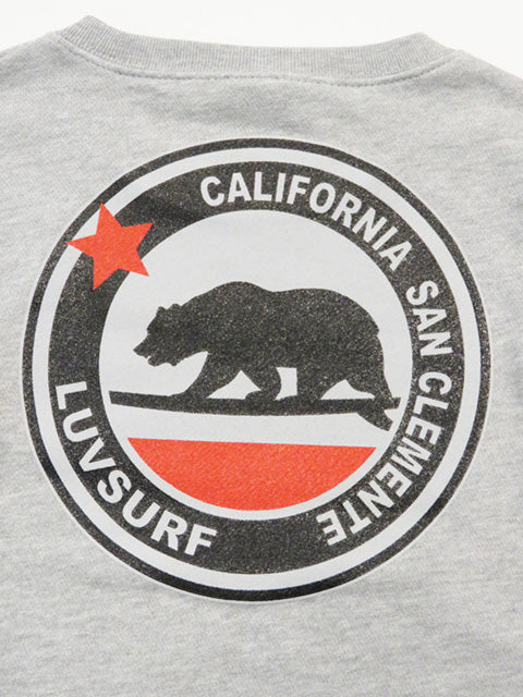 50% Off! Kids / Light Sweatshirt [Cali Bear] / H.GREY