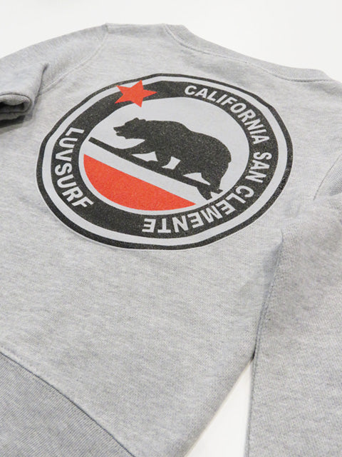 50% Off! Kids / Light Sweatshirt [Cali Bear] / H.GREY