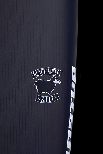 『3.0 STUB DRIVER』THUMB Tail  "BLACK SHEEP BUILT" Faded airbrush Blue to Clear