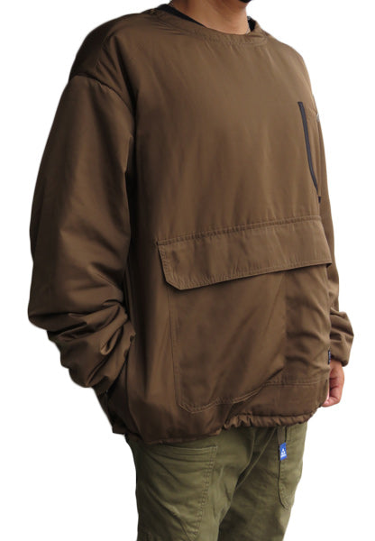50% off on "POLeR" reversible NYLON PUFF CREW / COYOTE/NAVY