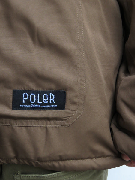 50% off on "POLeR" reversible NYLON PUFF CREW / COYOTE/NAVY