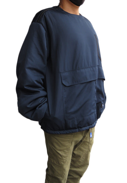 50% off on "POLeR" reversible NYLON PUFF CREW / COYOTE/NAVY
