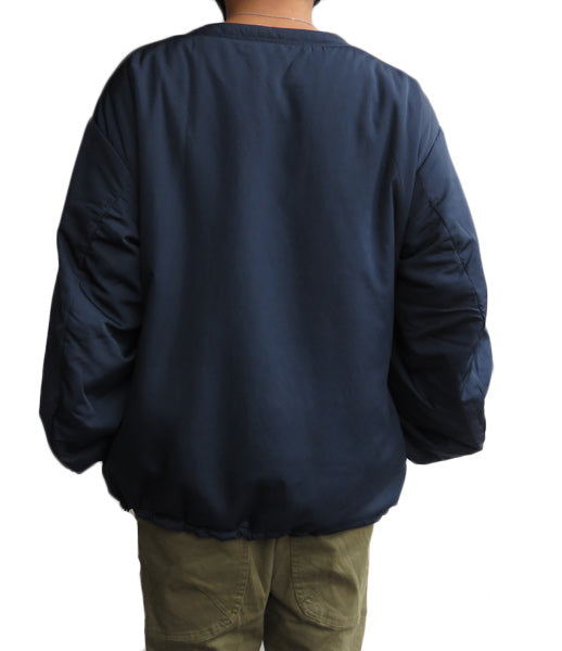 50% off on "POLeR" reversible NYLON PUFF CREW / COYOTE/NAVY