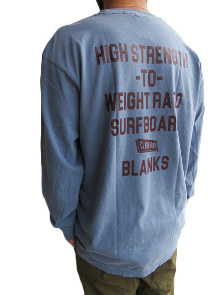 PIGMENT Long Sleeve T-Shirt / SLATE NAVY