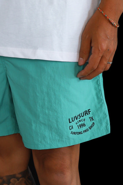 Original Nylon Shorts [SINCE] OCEAN GREEN