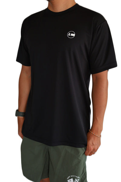 HYBRID RASHGUARD T-SHIRT / BLACK Amphibious