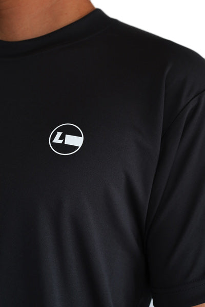 HYBRID RASHGUARD T-SHIRT / BLACK Amphibious