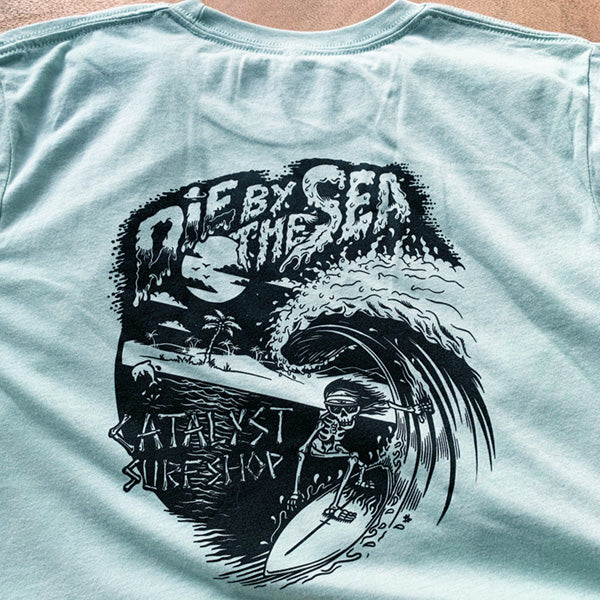 T-shirt [DIE BY THE SEA] GREEN