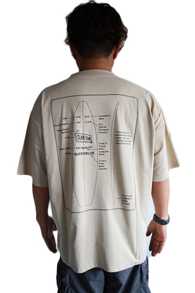 ハイブリッド ラッシュガード DRY Tシャツ [BLANKS] BEIGE 水陸両用