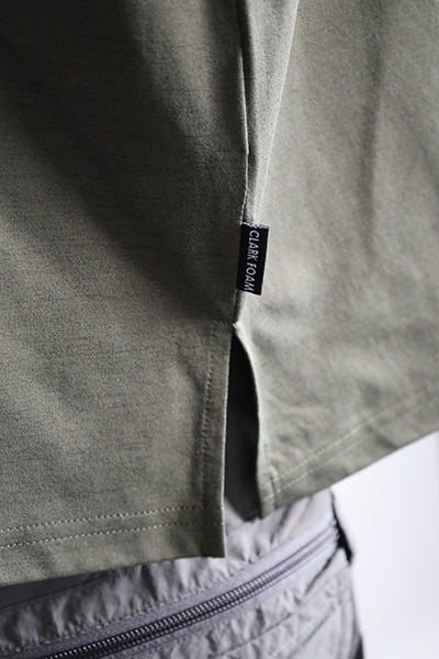 ハイブリッド ラッシュガード DRY Tシャツ [LOGO] KHAKI 水陸両用