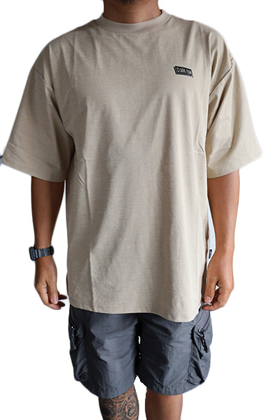 ハイブリッド ラッシュガード DRY Tシャツ [LOGO] BEIGE 水陸両用